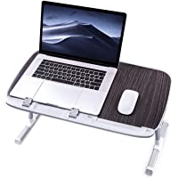 Los mejores  - TaoTronics Soporte Portatil- Mesa para Cama o Sofa- Bandeja Plegable para Desayuno- Mesa Ordenador Portátil- Mesa para…